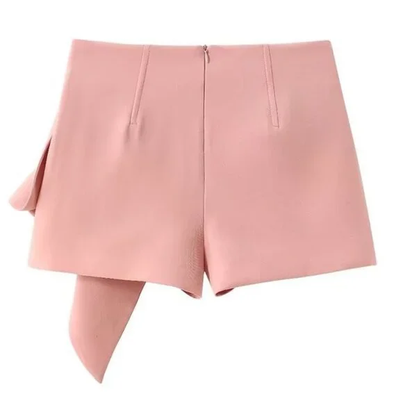 BLOGGER'S FAVE! Zara 2 Piece Voluminous Skort And Bustier Set Pink NWT